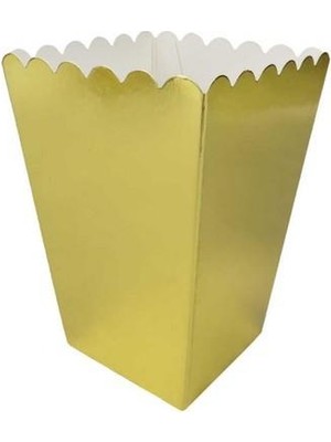 Metalik Altın Mısır Kutusu 8'li