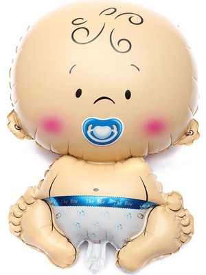 Bebek Mavi Folyo Balon 60CM