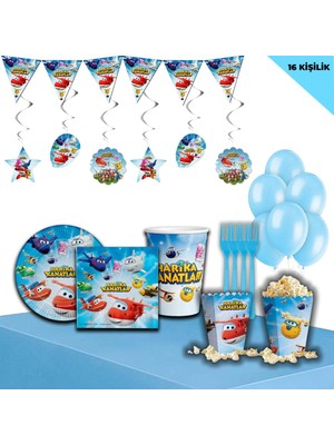 Harika Kanatlar Parti Seti 16 Kişilik