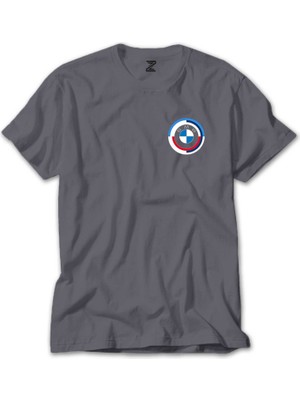 Z zepplin Bmw New Logo 2023 Black Gri Tişört