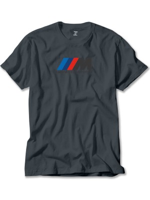 Z zepplin Bmw M Power Motorsport Füme Tişört