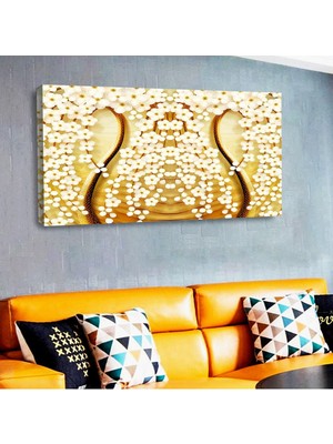 Zevahir Mobilya Dekorasyon Zevahir 120x60 Kanvas Modern Çiçek Tablosu