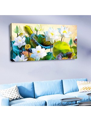 Zevahir Mobilya Dekorasyon Zevahir 120x60 Kanvas Çiçek Tablosu
