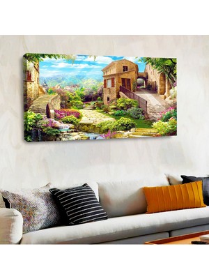 Zevahir Mobilya Dekorasyon Zevahir 120x60 Kanvas Manzara Tablo