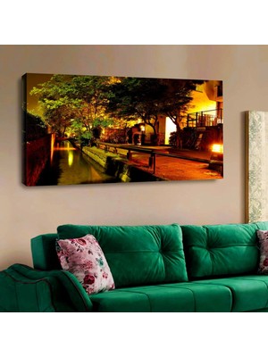 Zevahir Mobilya Dekorasyon Zevahir 120x60 Kanvas Şehir Manzarası Tablo