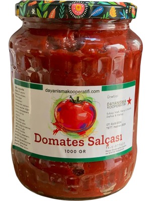 Dayanışma Kooperatifi Güneşte Domates Salça