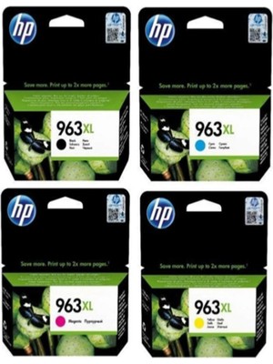 HP 963XL Yüksek Kapasite 4'lü Set Kartuş Multipack