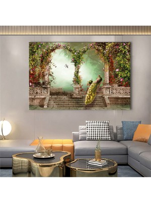 Zevahir Mobilya Dekorasyon 120x80 Cm Babil Medeniyeti Kanvas Tablo