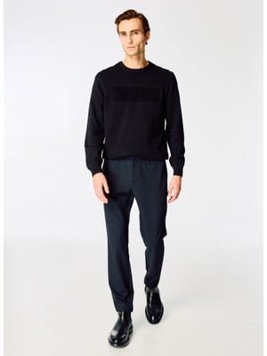 Gmg Fırenze Standart Bel Normal Paça Regular Fit Siyah Erkek Pantolon GU24MFW01011