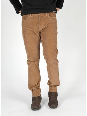 Lee Cooper Yüksek Bel Straight Koyu Kahve Erkek Chino Pantolon 251 Lcm 221013 Pıerce Kahve Kadıfe