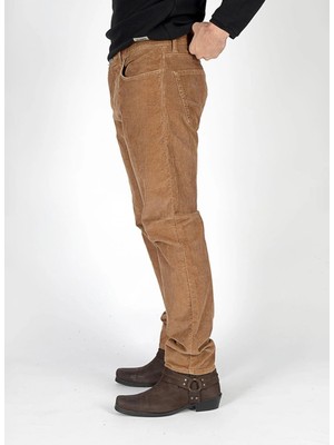 Lee Cooper Yüksek Bel Straight Koyu Kahve Erkek Chino Pantolon 251 Lcm 221013 Pıerce Kahve Kadıfe