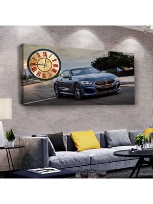 Zevahir Mobilya Dekorasyon 120 X 60 Saatli Kanvas Tablo