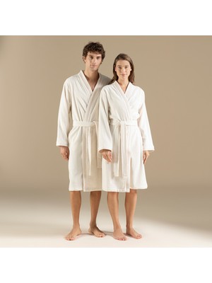 Mardıllle Unısex Bornoz Ekru