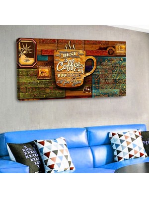 Zevahir Mobilya Dekorasyon Zevahir 120x60 Kanvas Kahve Tablosu