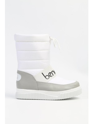 Pierre Cardin Benetton®| BN-50032 - 3256 Beyaz - Kadın Bot