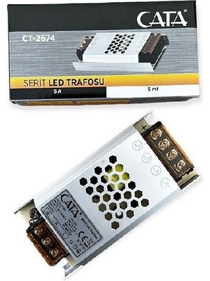 Cata 5 Amper Ultra Slim Serit LED Trafosu CT-2674