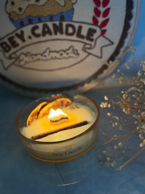 Bey Candle Doğal Premium Kış Mumu Soya Wa x