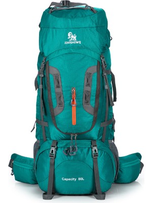 Raikou Ultra Dayanıklı Su Geçirmez Trekking Çantası – Ergonomik Tasarım, 80L Kapasite-Yeşil