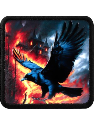 V1 Karga - 1 Kod Logolu Unisex Beyaz- Siyah Bench (Patch)