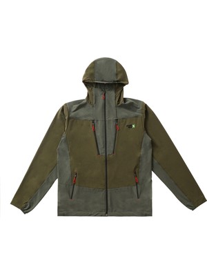 Sportface Vortex Teknik Tırmanış Ceketi Haki Erkek Kapüşonlu Rüzgar Geçirmez Tasarım