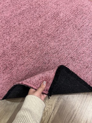 Hoom Rugs Liv 532 Pembe Dekoratif Yıkanabilir Kilim