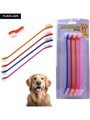 Feifei 4'lü Kedi Köpek Diş Fırçası