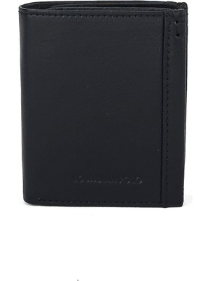 Louisiana Polo Hakiki Deri Erkek Cüzdan Siyah 1726