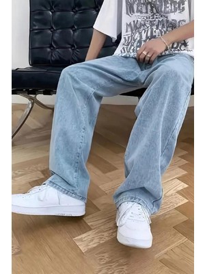 Oksit Reax Seul Erkek Baggy Bol Kesim Kot Pantolon