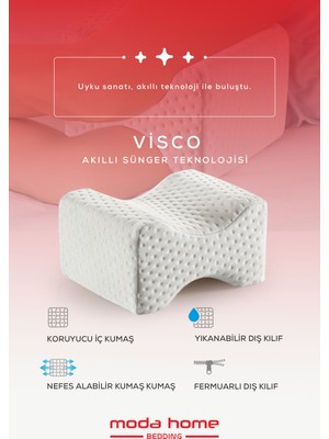 Moda Home Bedding 2li Visco Diz Destek Yastığı