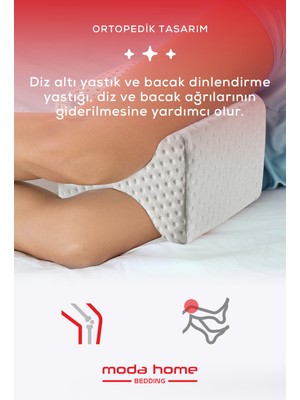 Moda Home Bedding 2li Visco Diz Destek Yastığı