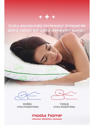 Moda Home Bedding 2li Bambu SOFT Yastık