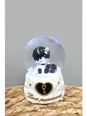 Bijuteri Net Erkek Çocuk Işıklı Kar Küresi Minik