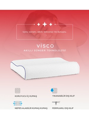 Moda Home Bedding Visco Boyun Destekli Yastık