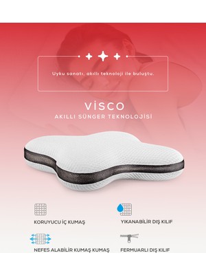 Moda Home Bedding Visco Kelebek Yastık