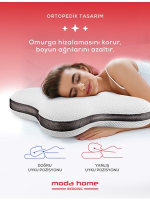 Moda Home Bedding Visco Kelebek Yastık