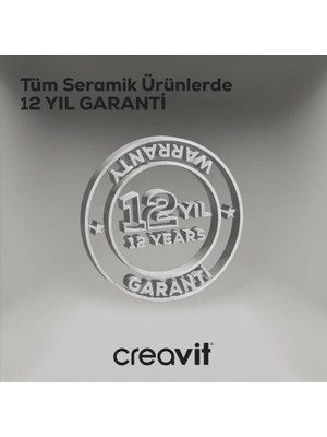 Creavit Loop Yuvarlak Çanak Lavabo Ø45 cm Mat Siyah