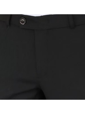 Wamoss Büyük Beden Esnek Likralı Bilek Boy Kumaş Pantolon