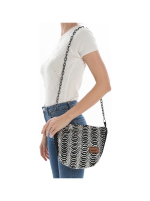 Avvah Payetli Zincir Askılı Kol Çantası MPZA1023