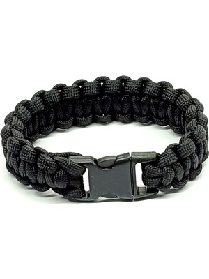 Paracord Bileklik Siyah