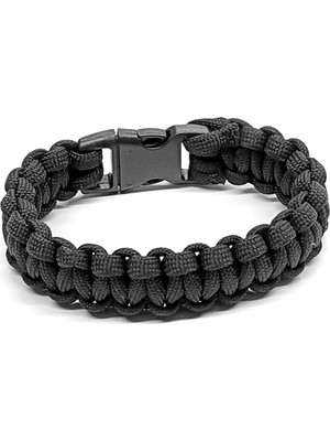 Paracord Bileklik Siyah