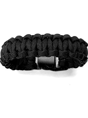 Paracord Bileklik Siyah