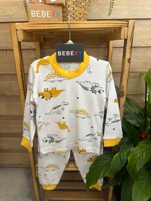 Dinazorlar  Desenli Bebek Pijama Takımı
