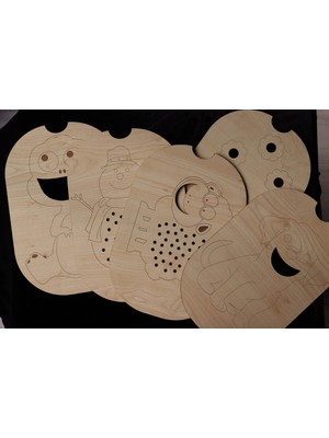 Assa Wood Montessori Duyusal Tepsi