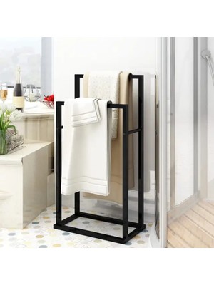 Metal Havluluk Banyo Havlu Askısı Montaj Kurulum Yok