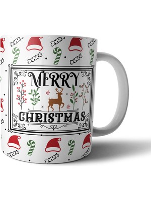 Pixxa Yılbaşı Noel Christmas Yeni Yıl Kupa Bardak Model 2