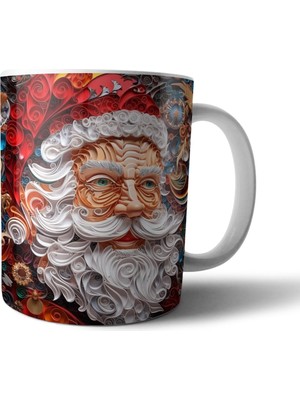 Pixxa Noel Baba Yılbaşı Christmas Kupa Bardak Model 2