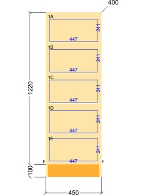 Cabinse %100 Mdf 5 Çekmeceli Şifonyer - Kolay Kurulum Animasyonu ile