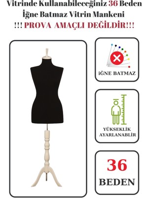 Manken İstanbul Ekonomik 36 Beden Plastik Iç Kabuk Terzi Vitrin Mankeni