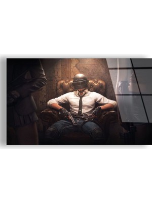 Zevahir Mobilya Dekorasyon Kırılmaz Cam Pubg Tablo