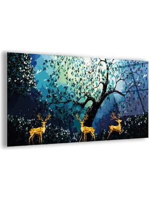 Kırılmaz Cam Geyik Tablo